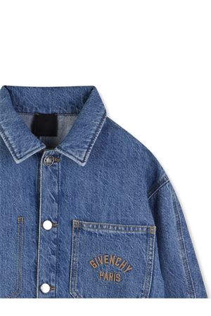 pocket logo shirt GIVENCHY KIDS | H31212Z25